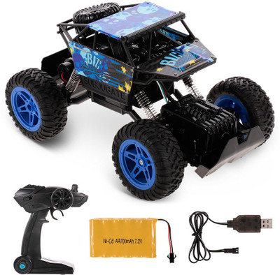 Jack Royal 1:12 Scale Full Function OFF-Road Climbers 4WD Big Foot Remote Control Car(Blue)