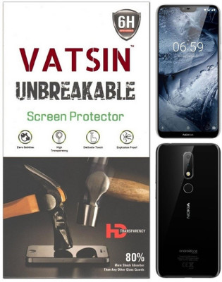 Vatsin Front and Back Screen Guard for Nokia 6.1 Plus(Pack of 1)
