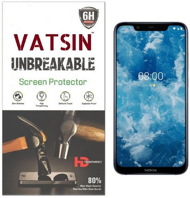 Vatsin Screen Guard for Nokia 8.1(Pack of 1)