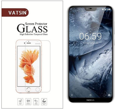 Vatsin Tempered Glass Guard for Nokia 6.1 Plus(Pack of 1)