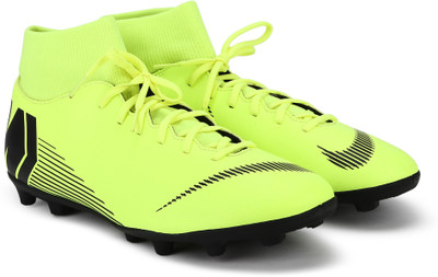 Nike SUPERFLY 6 CLUB FG/MG Football Shoes For Men(Green)