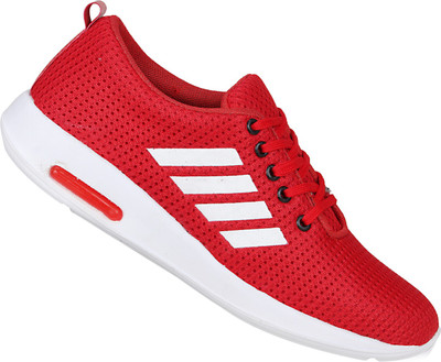 

Bachini Bachini Red Sports Running Shoes For Men Walking Shoes For Men(Red, White