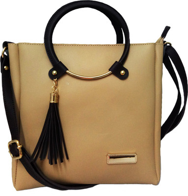 

bandicoot Women Casual, Formal, Sports, Evening/Party Beige PU Sling Bag