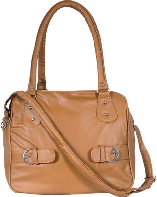 VISHESH COLLECTIONS Women Evening/Party, Casual Brown PU Shoulder Bag