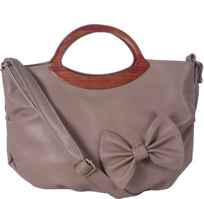 

VISHESH COLLECTIONS Girls Evening/Party, Casual Beige PU Messenger Bag