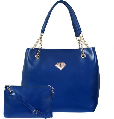

VISHESH COLLECTIONS Women Casual, Formal Blue Genuine Leather Shoulder Bag