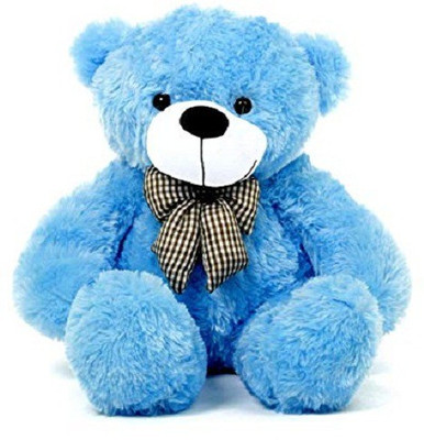 

HOLME'S HOLMES TEDDY BEAR/SOFT TOY/STUFFED TOY/BLUE TEDDY BEAR/BLUE TEDDY/3 FEET TEDDY/GIRLFRIEND TEDDY/CUTE TEDDY/TEDDY/BLUE BIG TEDDY - 90 cm(Blue)
