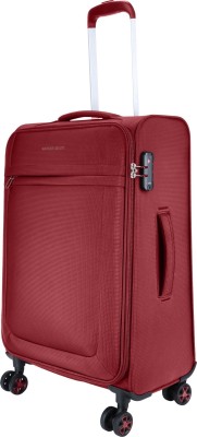 

Nasher Miles Equator Soft-Sided Ultra-Light (2.5 Kgs) Check-In Polyester Luggage Bag Red 22.4 Inch | 57CM Check-in Luggage -  inch(Red