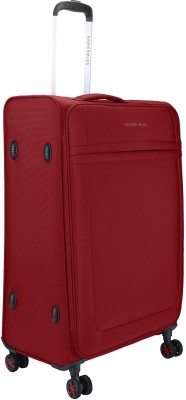 

Nasher Miles Equator Soft-Sided Ultra-Light (2.96 Kgs) Check-In Polyester Luggage Bag Red .2 Inch | 69CM Check-in Luggage -  inch(Red