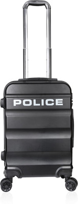 

Police Terminal Expandable Cabin Luggage -  inch(Black