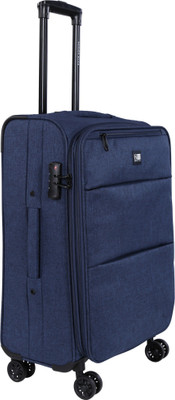 

Nasher Miles London Expander Soft Side Cabin Luggage| Blue Melange  Inch /55CM Trolley/Travel/Tourist Bag Expandable Cabin Luggage -  inch(Blue