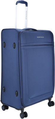 

Nasher Miles Equator Soft-Sided Ultra-Light (2.5 Kgs) Check-In Polyester Luggage Bag Navy Blue 22.4 Inch | 57CM Check-in Luggage -  inch(Blue