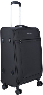 

Nasher Miles Equator Soft-Sided Ultra-Light (2.96 Kgs) Check-In Polyester Luggage Bag Black 27.2 Inch | 69CM Check-in Luggage -  inch(Black
