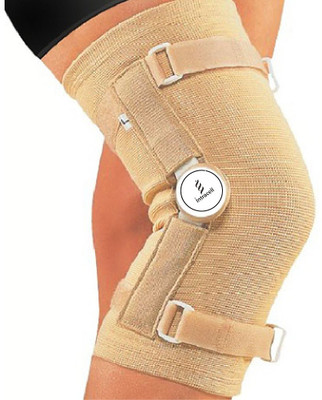 

Intracell Hinged Knee Cap - For Knee Pain Knee, Calf & Thigh Support (, Beige