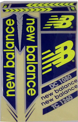 

New Balance blue green replacement Bat Sticker(Multicolor)