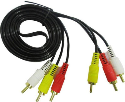 

MT KNOWLEDGE TV-out Cable HIGH QUALITY(Black, For Home Theater)