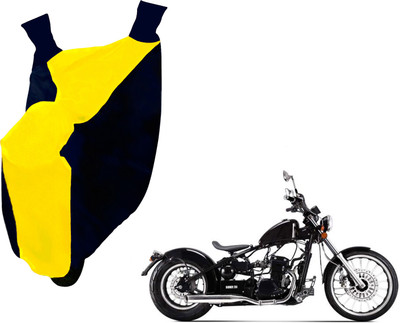 AUTO PEARL Two Wheeler Cover for FAB Regal Raptor(Bobber 350, Yellow, Blue)