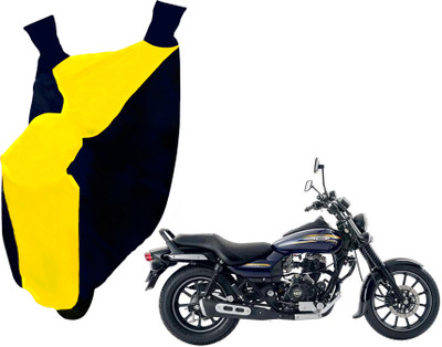 AUTO PEARL Two Wheeler Cover for Bajaj(Avenger 150 Street, Yellow, Blue)