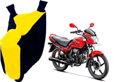 AUTO PEARL Two Wheeler Cover for Hero(Passion Pro, Yellow, Blue)