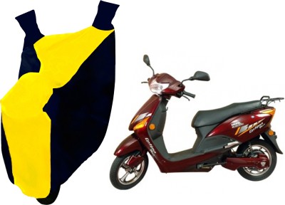 AUTO PEARL Two Wheeler Cover for Hero(Electric Cruz, Yellow, Blue)