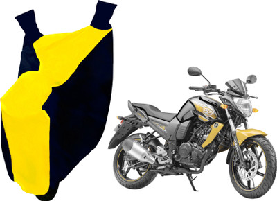 AUTO PEARL Two Wheeler Cover for Yamaha(FZ-S, Yellow, Blue)