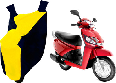 AUTO PEARL Two Wheeler Cover for Mahindra(Gusto, Yellow, Blue)