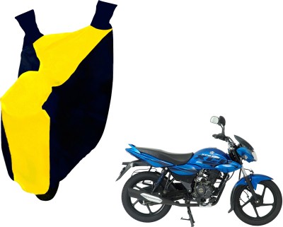 AUTO PEARL Two Wheeler Cover for Bajaj(XCD 125cc, Yellow, Blue)