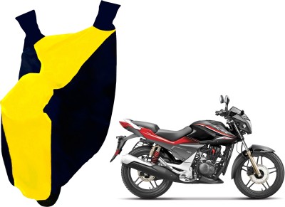 AUTO PEARL Two Wheeler Cover for Hero(Xtreme Sports, Yellow, Blue)