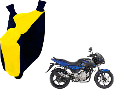 AUTO PEARL Two Wheeler Cover for Bajaj(Pulsar 150 DTS-i, Yellow, Blue)