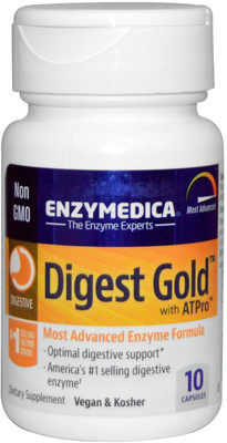

Enzymedica Digest Gold with ATPro, 10 Capsules(10 No)