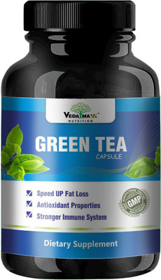 

VEDA MAXX 100% Natural & Organic Green Tea Extract Capsules Dietary (500mg Pack of 1)(500 mg)