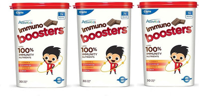 

Cipla Activkids Immuno Booster 7+ ( Pack of 3)(90 No)