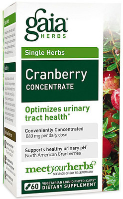 

Gaia Herbs Cranberry Concentrate - 60 Vegetarian Liquid(60 No)