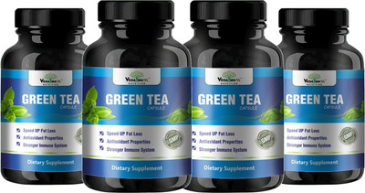 

VEDA MAXX 100% Natural & Organic Green Tea Extract Capsules Dietary (500mg Pack of 4)(500 mg)