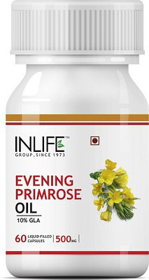 

Inlife Evening Primrose Oil Extra Virgin Cold Pressed, 500 mg(60 No)