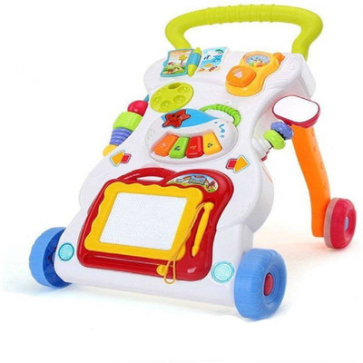 

Chote Janab Musical Activity Walker With Parent Rod(Multicolor)