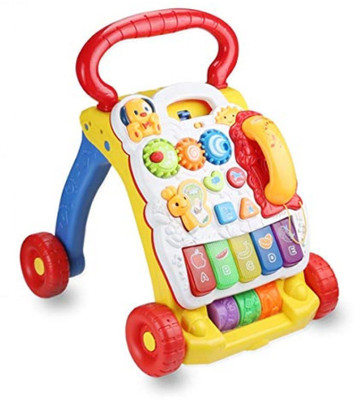

Smartcraft Musical Activity Walker With Parent Rod(Multicolor)