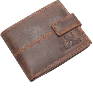 

Bull Kraft Men Brown Genuine Leather Wallet(4 Card Slots), D brown-10