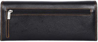 

Yark Girls Black Genuine Leather Wallet(6 Card Slots)