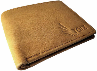 

TOIZ Men Tan Genuine Leather Wallet(7 Card Slots)