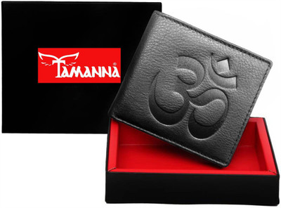 

Tamanna Men Black Genuine Leather Wallet(1 Card Slot)