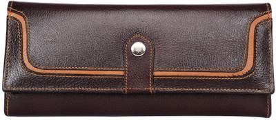 

Yark Girls Brown Genuine Leather Wallet(6 Card Slots)
