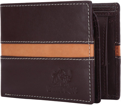 

Bull Kraft Men Brown Genuine Leather Wallet(7 Card Slots)