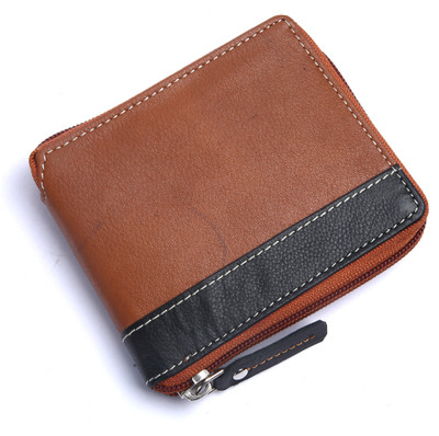 

BULL & BUFFEl Men Tan, Black Genuine Leather Wallet(4 Card Slots), Tan -08
