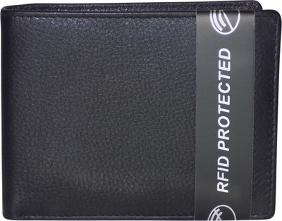 

Kan Men Casual Black Genuine Leather Wallet(6 Card Slots)