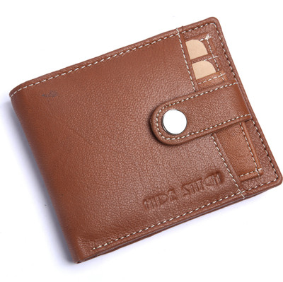 

Hidestitch Men Tan Genuine Leather Wallet(5 Card Slots), Tan-08