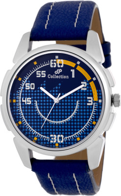 

DP COLLECTION DpColl~6201-Blue~(Dull) Gents Suplex (Formal, Casual, Party Wedding, Wvery day Use) Watch - For Men