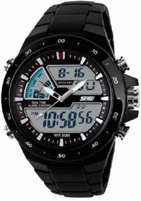 

Skmei 1016 Black ANALOG+DIGITAL Watch FOR BOYS Watch - For Men
