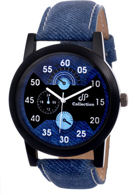 

DP COLLECTION DpCOll~1002~Jeans(Denim) Turbo~Super-Stylish Watch - For Men