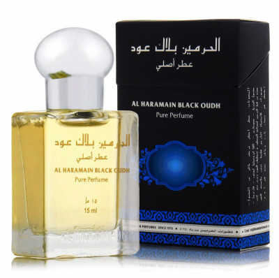 

Al Haramain Black Oudh Fragrance 15ml Roll on Perfume Oil (Attar) Floral Attar(Floral)